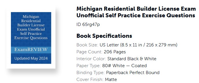 Michigan Builders License Practice Test Free